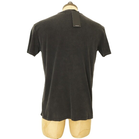 Major Threads Signature Boxed T-Shirt S Black Acid Wash Logo Tee 100% Cotton NWT - Picture 4 of 8